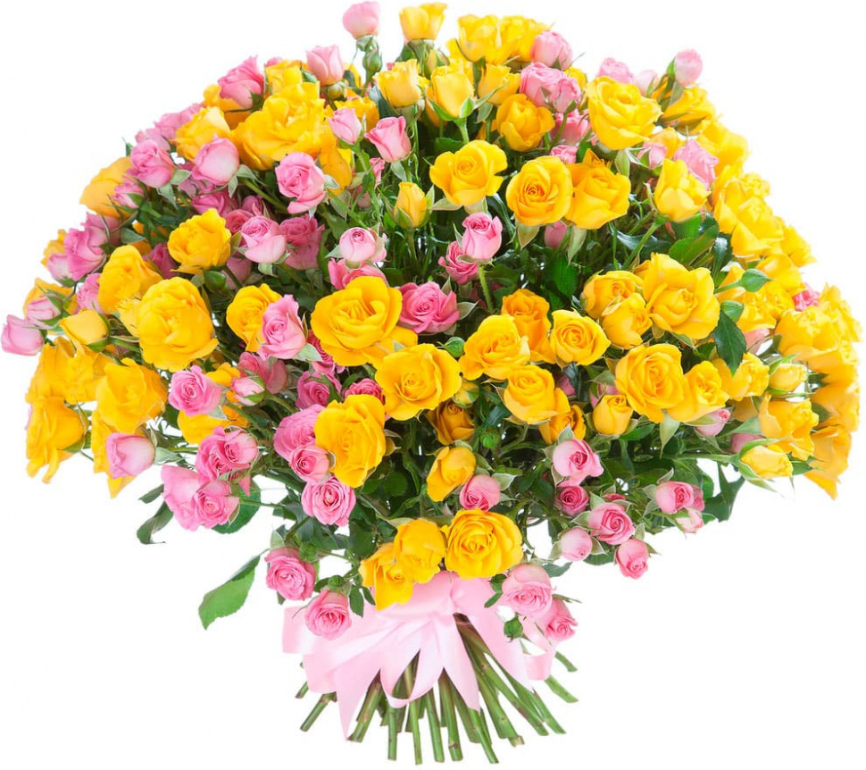 Кустовые розы Микс № 2